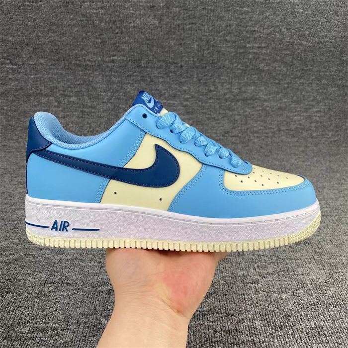 Women's Air Force 1 Blue/White Shoes Top 221